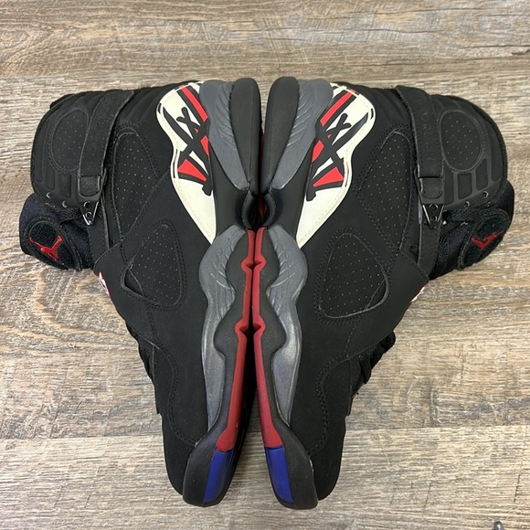 Air Jordan 8 Retro “Playoffs/Bred” Black Red – Men’s Size 10.5 – OG Box main image 4
